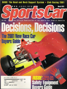 SPORTS CAR 2001 MAR - HANS SUPPORT SYSTEM, CLUB RACING 2001, SAFETY EQUIP GUIDE